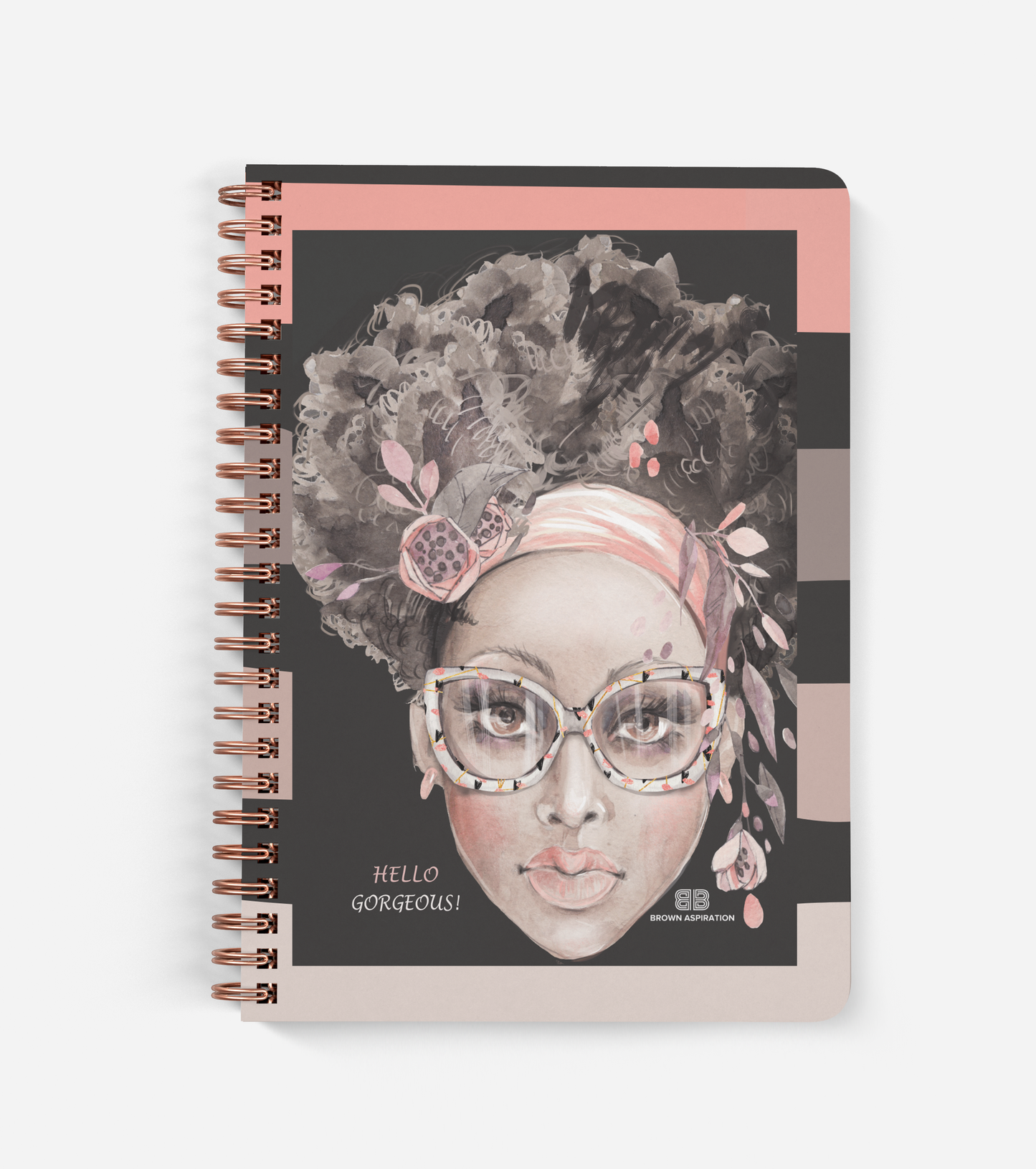 Hello Gorgeous - Hard Cover Wire Bound Journal