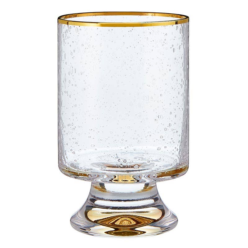 Gold Rimmed Old Fshned Glass (2)